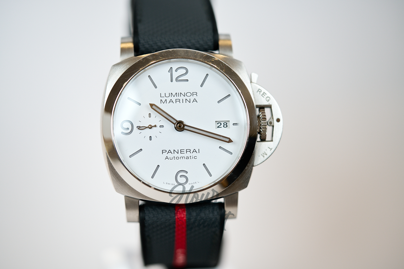 Panerai Luminor Marina White Dial 44mm Sandwich Dial Automatic PAM01314 - Image 3