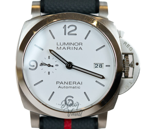 Panerai Luminor Marina White Dial 44mm Sandwich Dial Automatic PAM01314