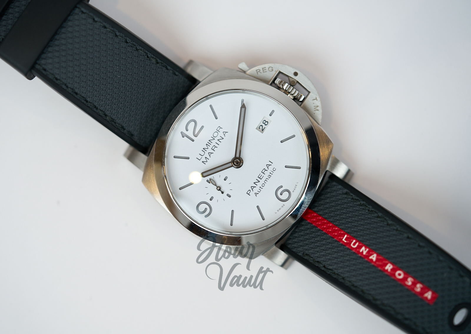Panerai Luminor Marina White Dial 44mm Sandwich Dial Automatic PAM01314 - Image 5