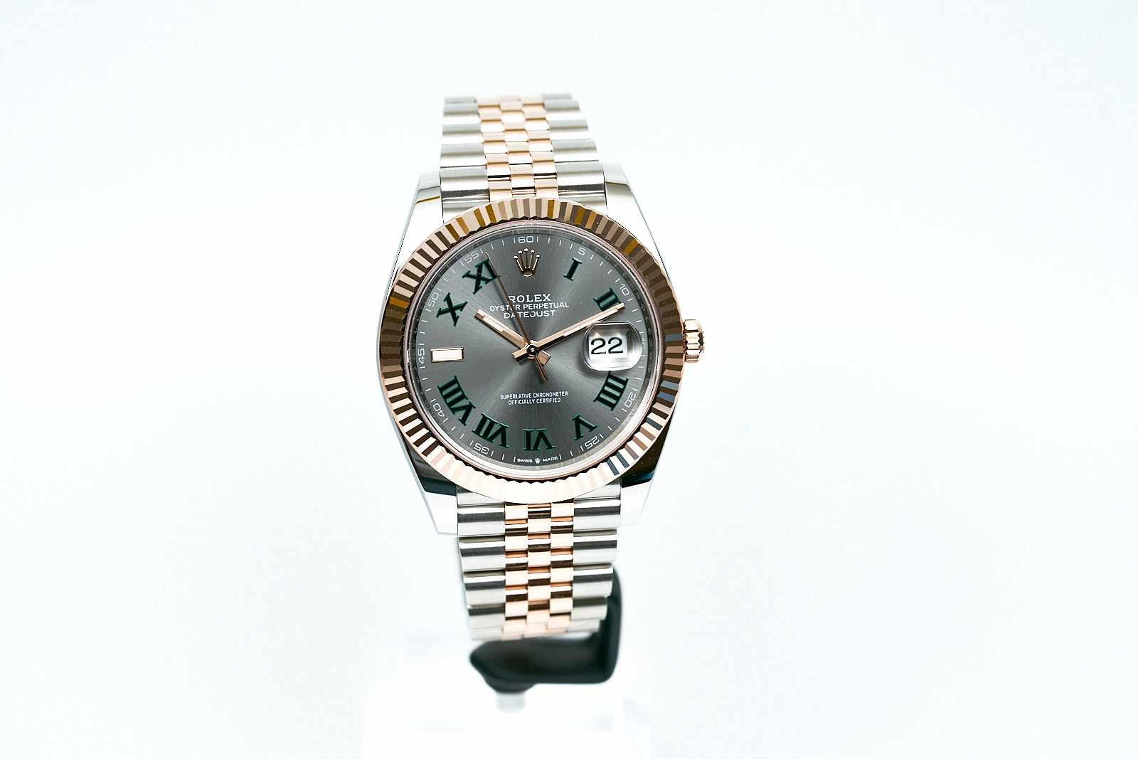Rolex Date Just 41 Rose Gold Wimbledon 126331 - Image 2