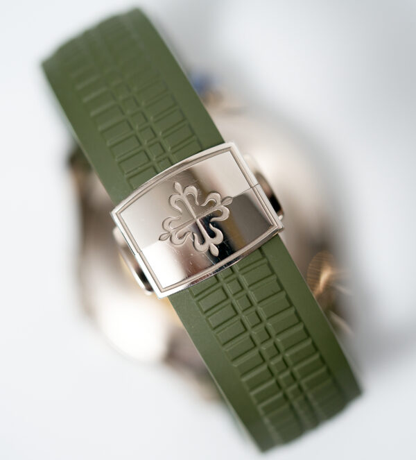 Patek Philippe Aquanaut White Gold "Green" 5168G-002