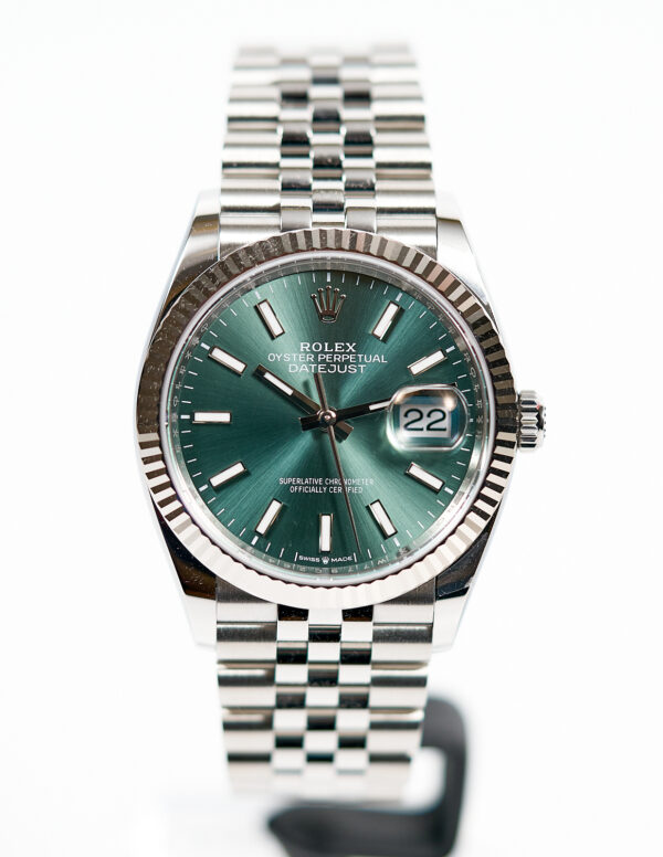 Rolex Date Just 36 "Mint Green" 126234