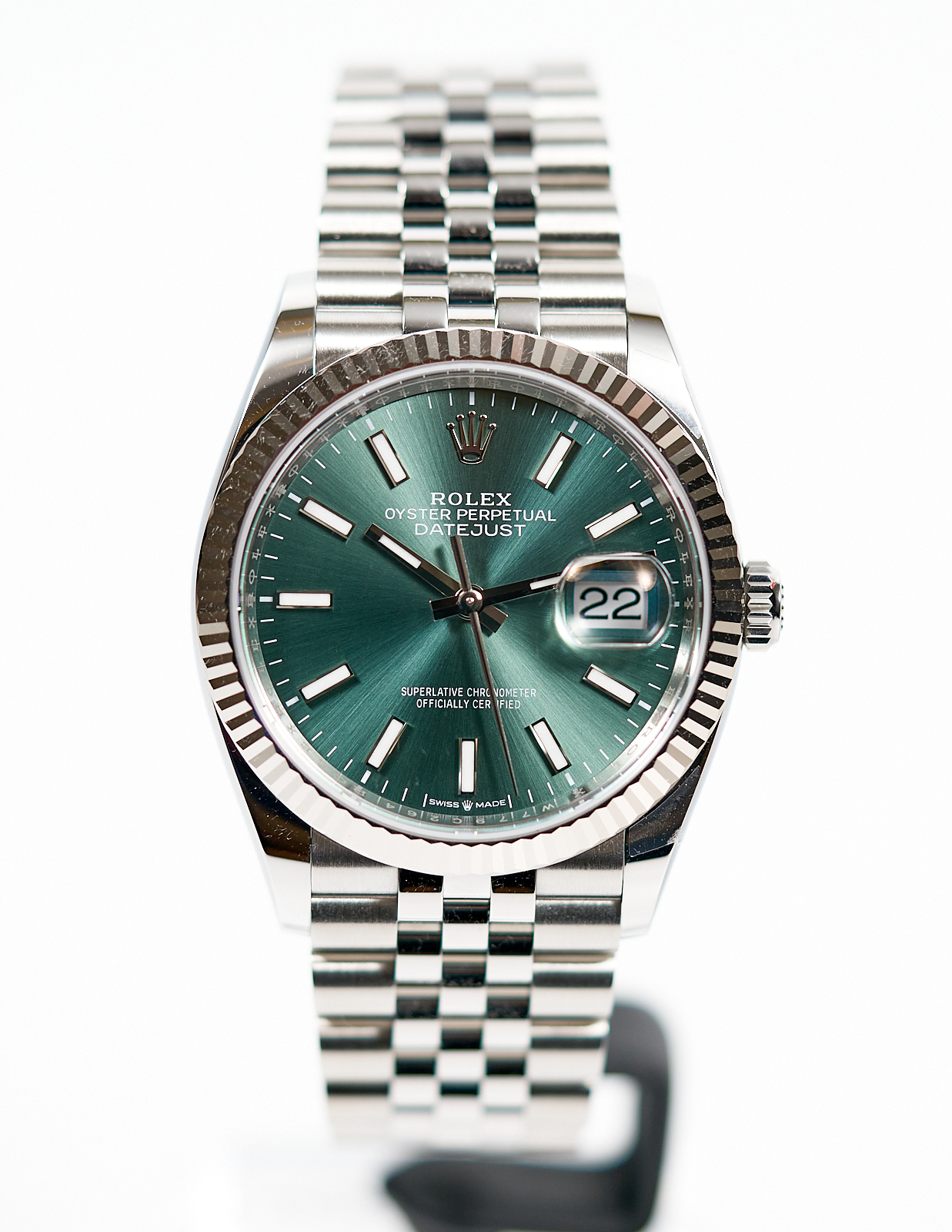 Rolex Date Just 36 "Mint Green" 126234 - Image 3