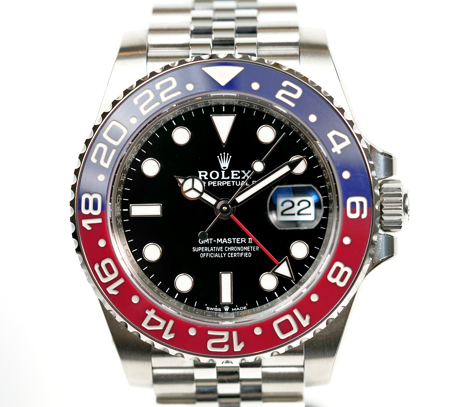 Rolex GMT Master II "Pepsi" Jubilee 126710BLRO - Image 1