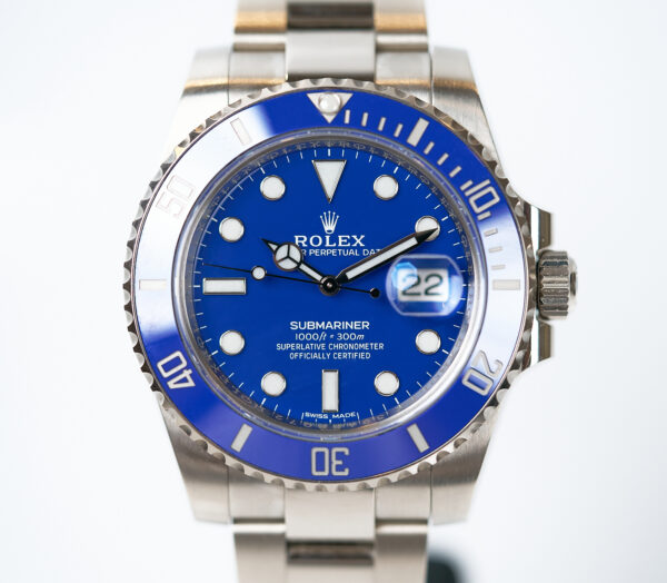 Rolex Submariner "Smurf" Rare NFC Warranty Card 116619LB