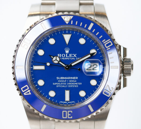 2020 Rolex Submariner 40MM "Smurf" 116619LB