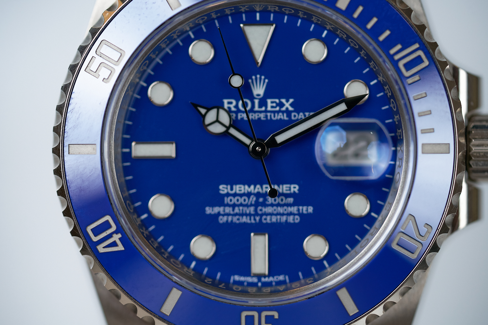 Rolex Submariner "Smurf" Rare NFC Warranty Card 116619LB - Image 2
