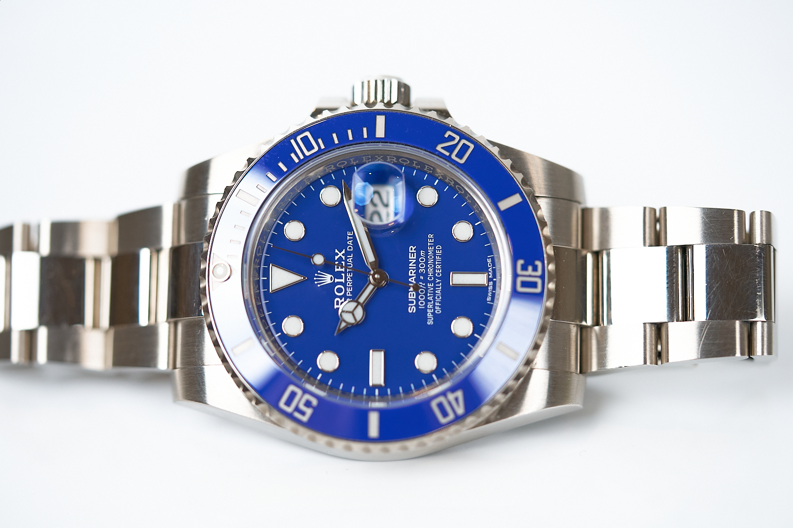 Rolex Submariner "Smurf" Rare NFC Warranty Card 116619LB - Image 7