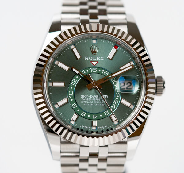 Rolex Sky Dweller Mint Green Jubilee 336934