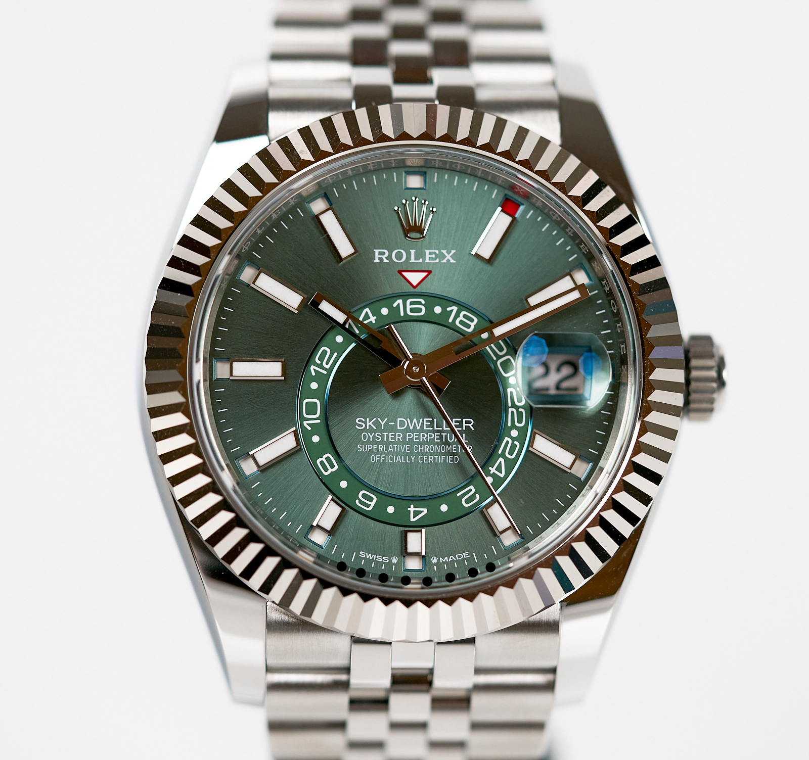 Rolex Sky Dweller Mint Green Jubilee 336934 - Image 2