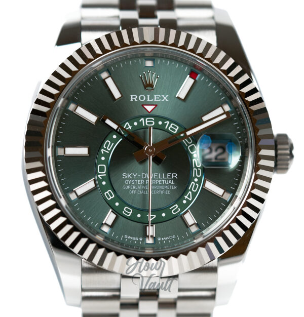 Rolex Sky Dweller Mint Green Jubilee 336934
