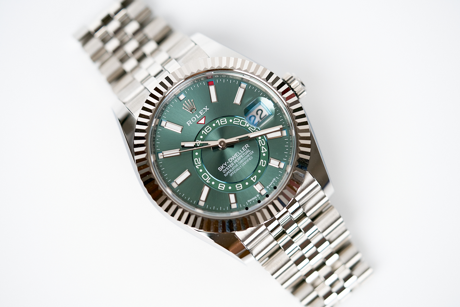 Rolex Sky Dweller Mint Green Jubilee 336934 - Image 6
