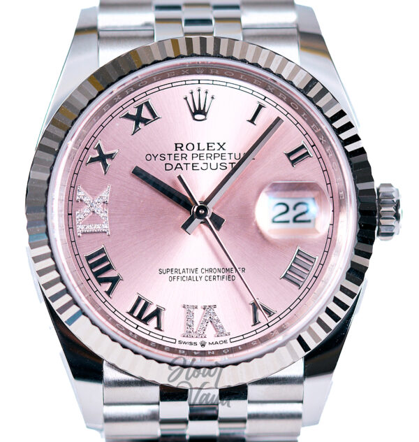 Rolex Date Just 36 Pink Diamond Dial 126234