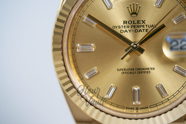 Rolex Day Date 40 228238 Champagne Diamond Dial