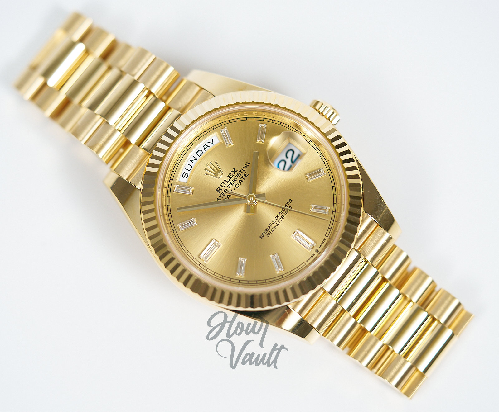 Rolex Day Date 40 228238 Champagne Diamond Dial - Image 6