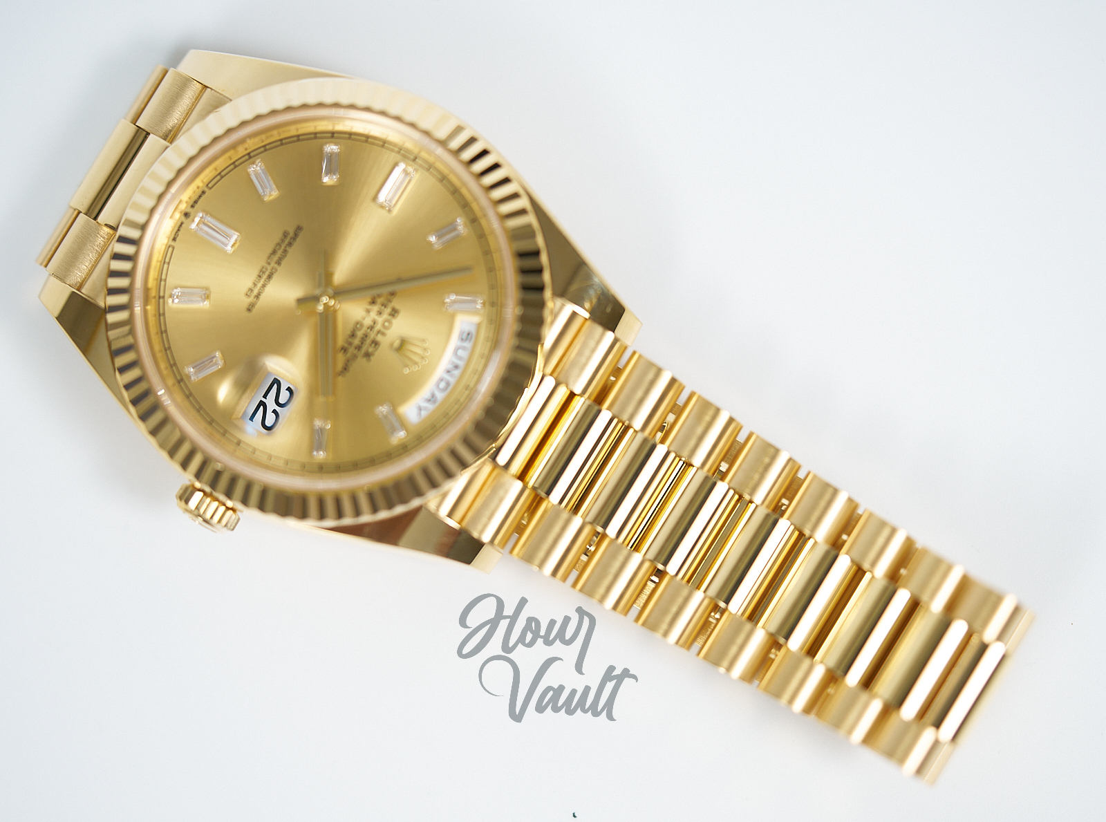 Rolex Day Date 40 228238 Champagne Diamond Dial - Image 11