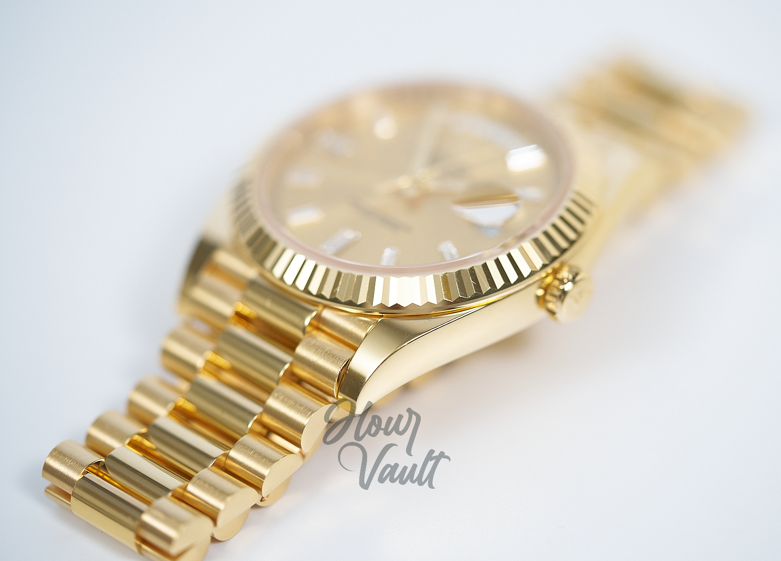 Rolex Day Date 40 228238 Champagne Diamond Dial - Image 9