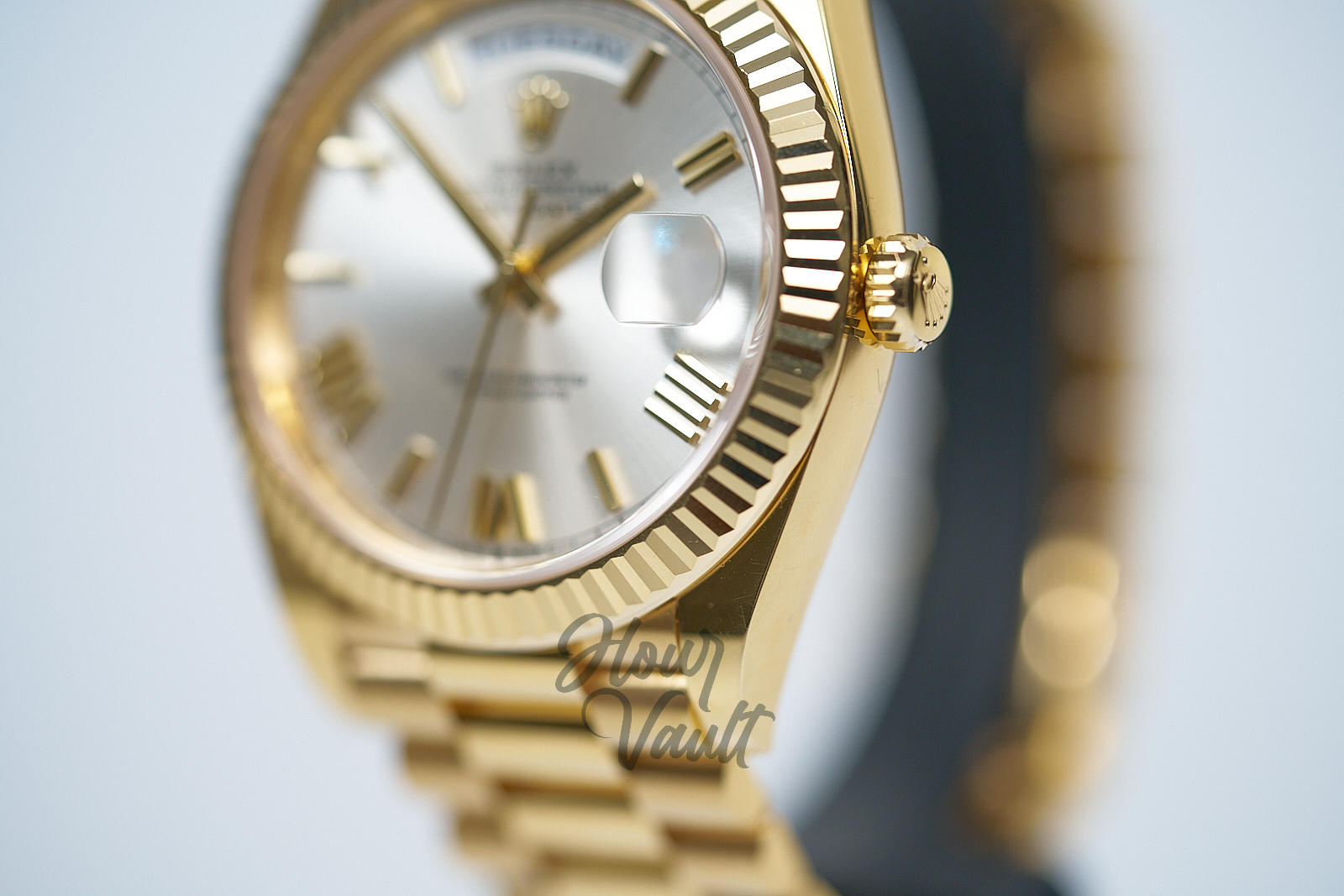 2023 Rolex Day Date 40 228238 Silver Roman Dial - Image 5