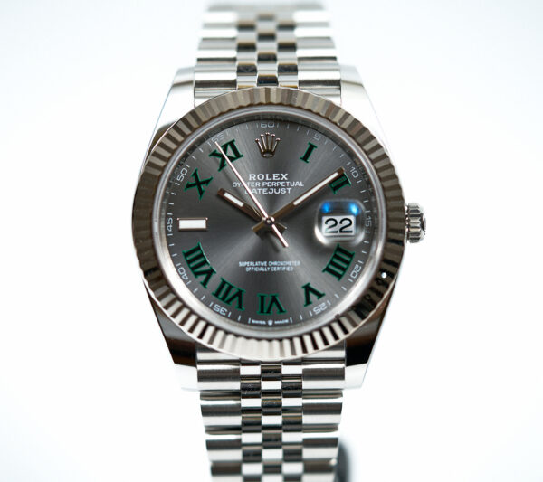 2026 Rolex Date Just 41MM 126334 "Wimbledon" BNIB