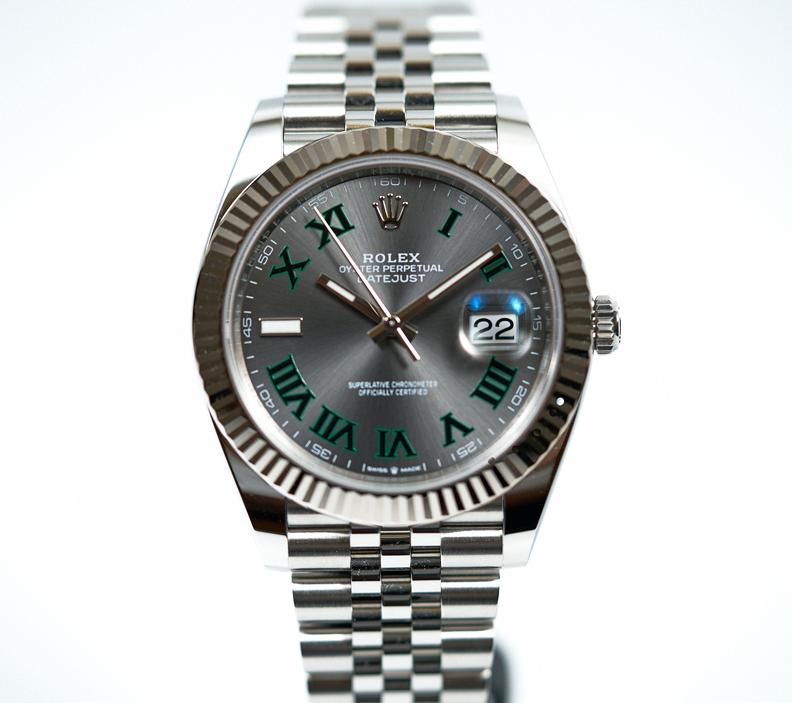 2026 Rolex Date Just 41MM 126334 "Wimbledon" BNIB - Image 2