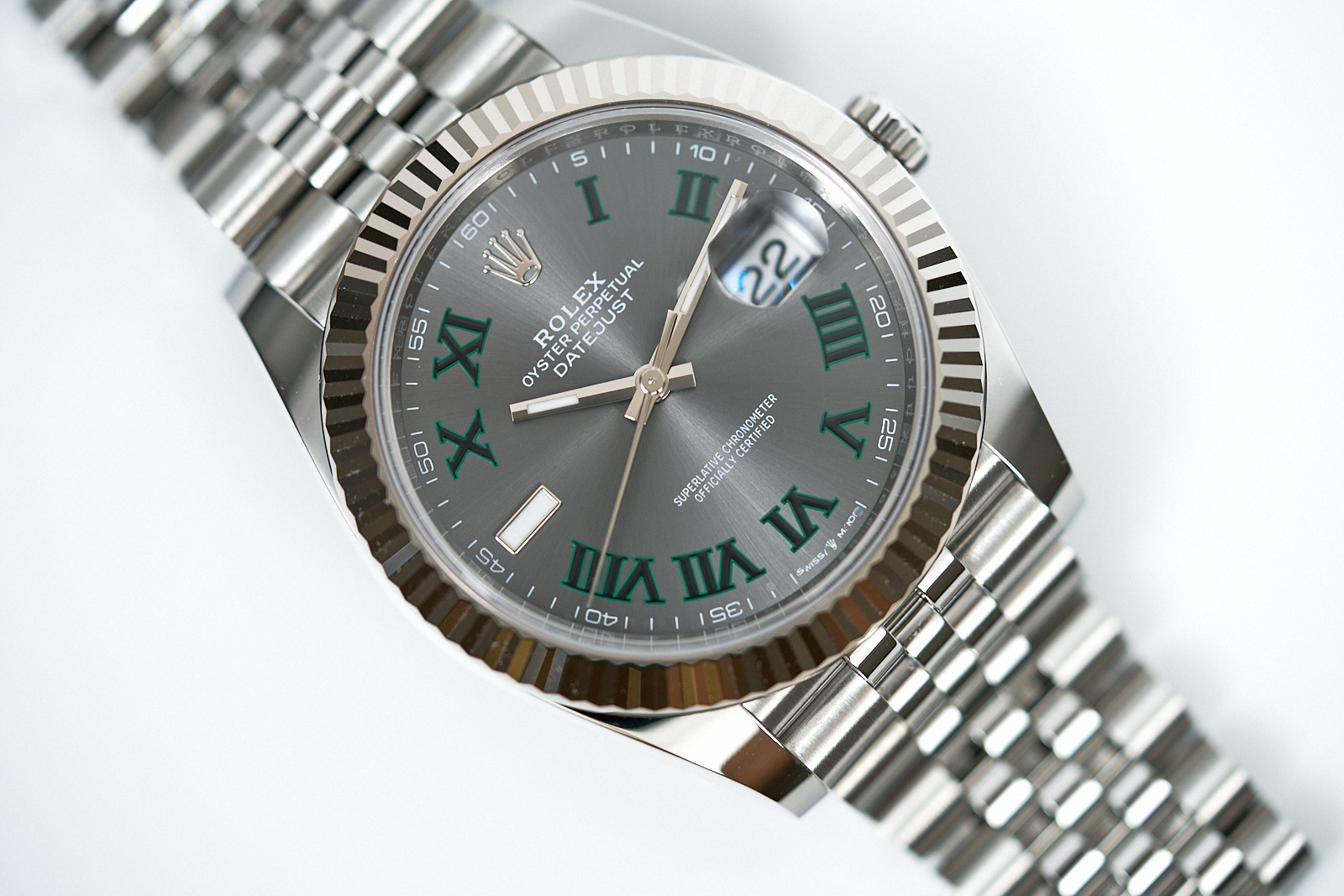 2026 Rolex Date Just 41MM 126334 "Wimbledon" BNIB - Image 7