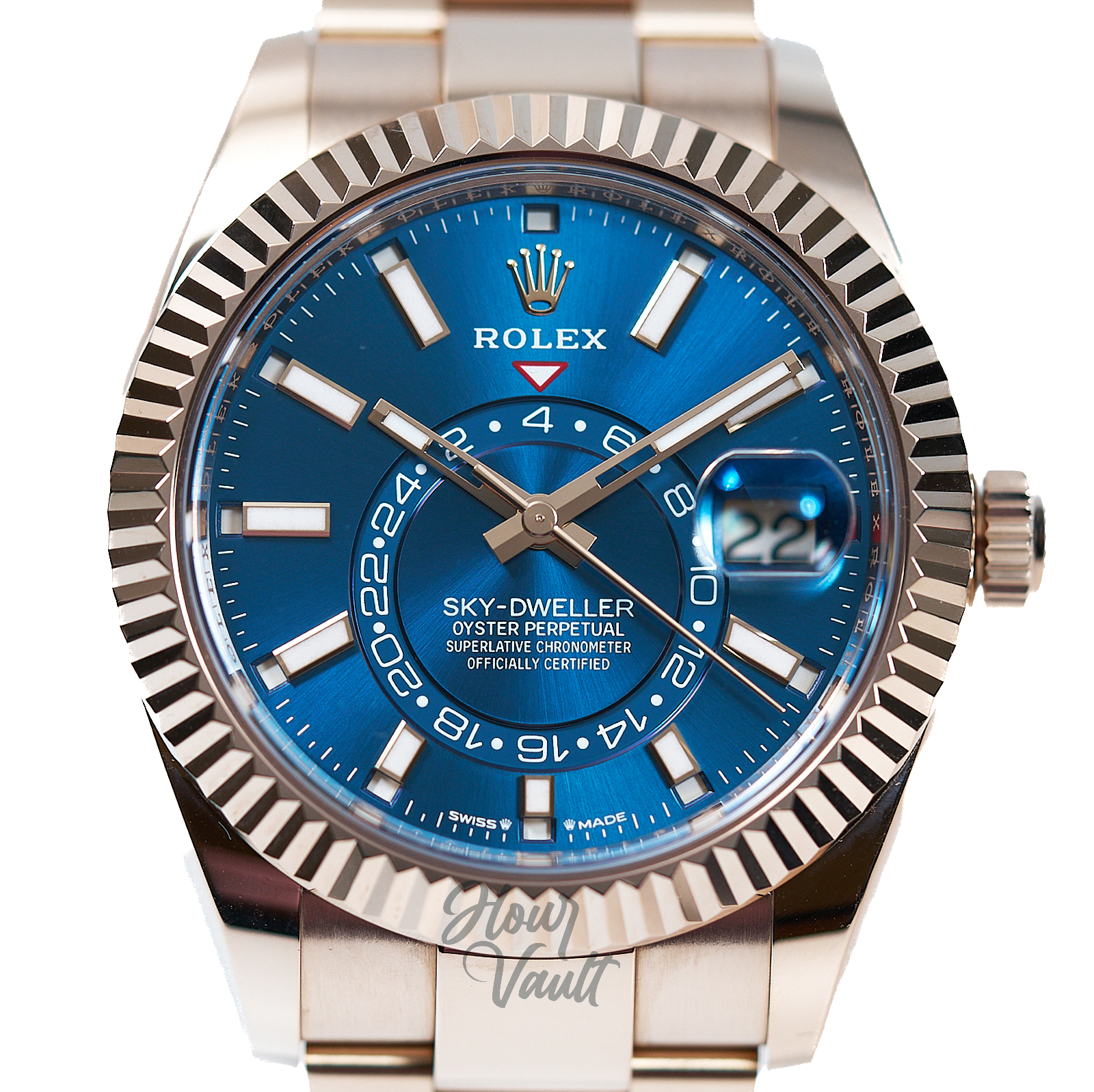 2025 Rolex Skydweller Rose Gold 42MM Blue Dial 336935 - Image 1