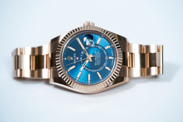 2025 Rolex Skydweller Rose Gold 42MM Blue Dial 336935