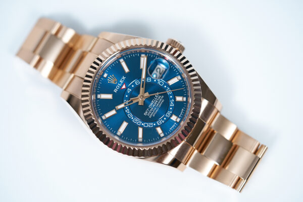 2025 Rolex Skydweller Rose Gold 42MM Blue Dial 336935