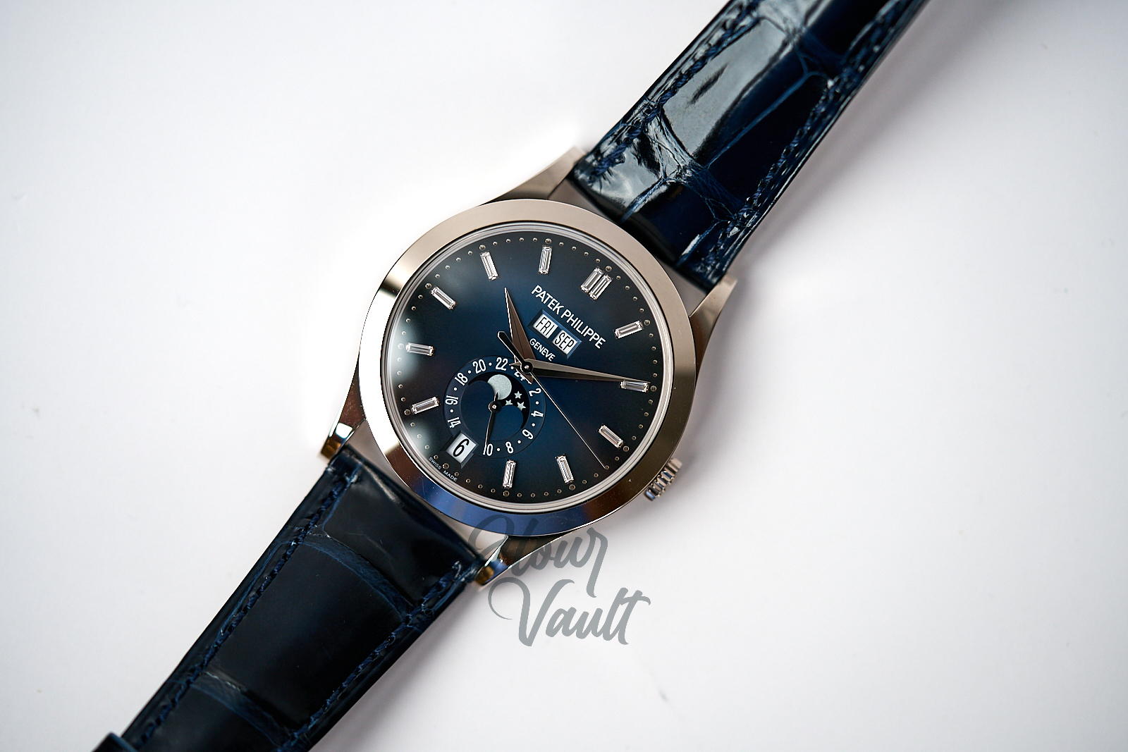 2026 Patek Philippe Complications Blue Baguette 5396G-017 BNIB - Image 5
