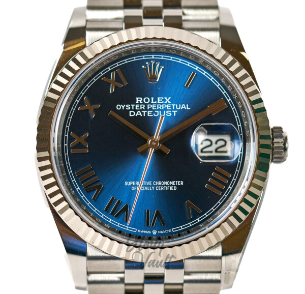 2026 Rolex Date Just 36 126234 "Blue Roman" Dial BNIB
