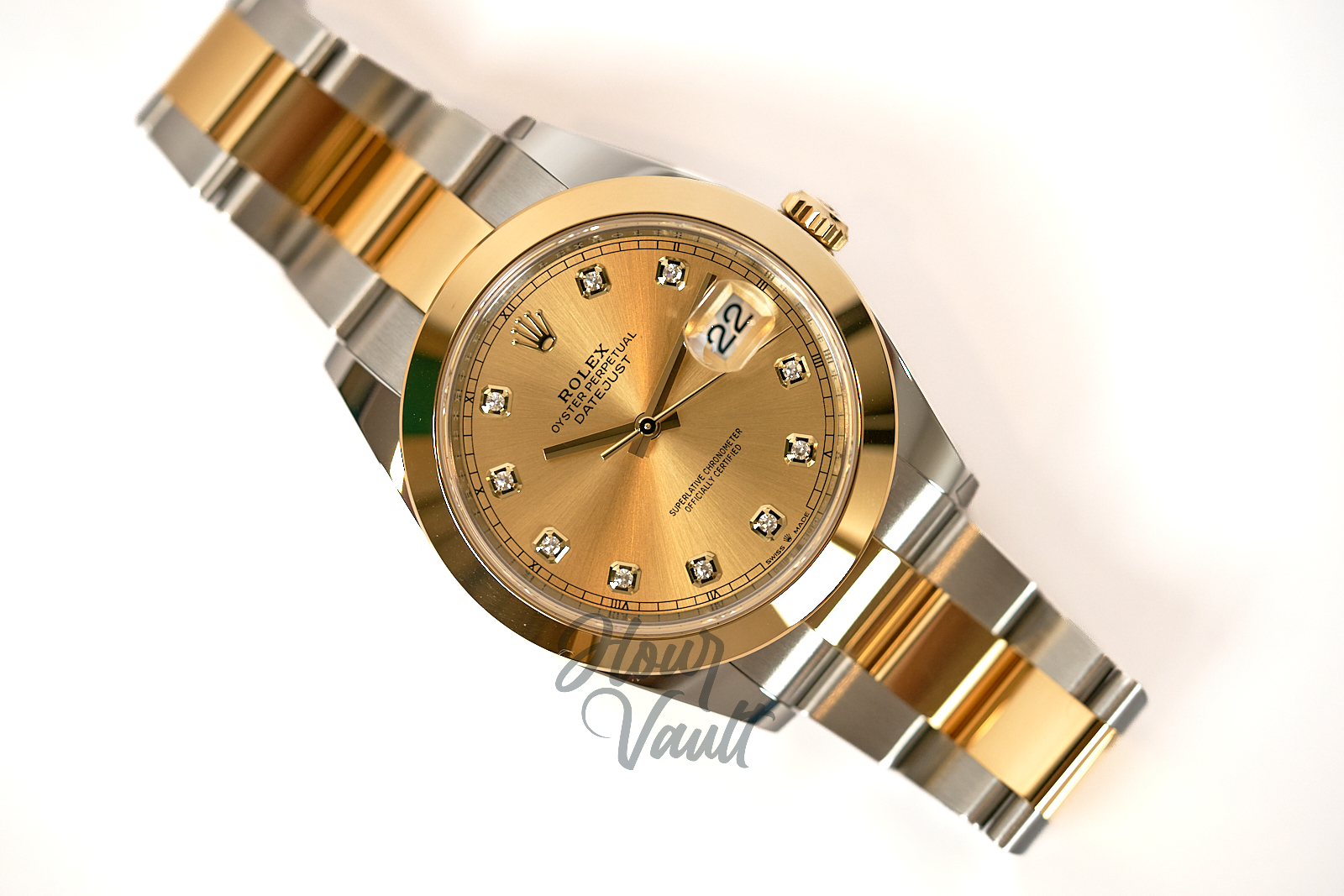 2024 Rolex Date Just 41 "Champagne Diamond Dial" BNIB - Image 4